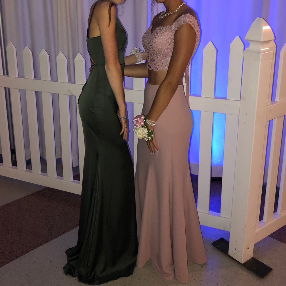 Pink prom dress